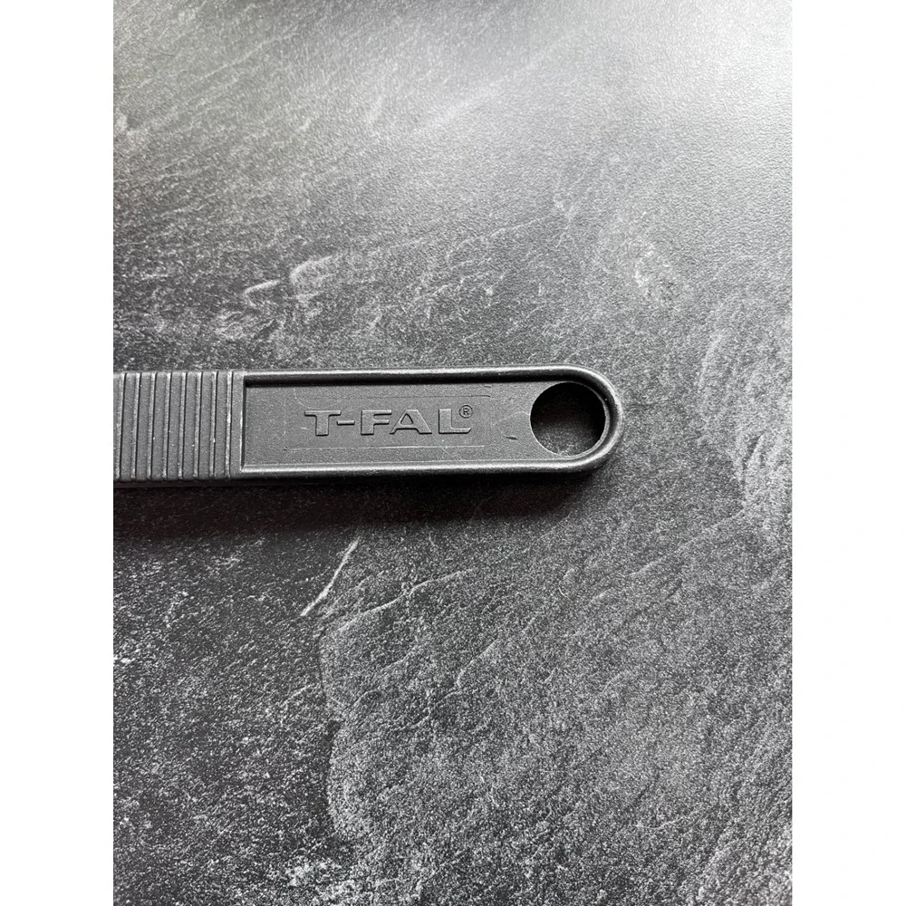 T-fal Black Plastic Slotted Spoon Kitchen Utensil Cooking Serving Gadget‎